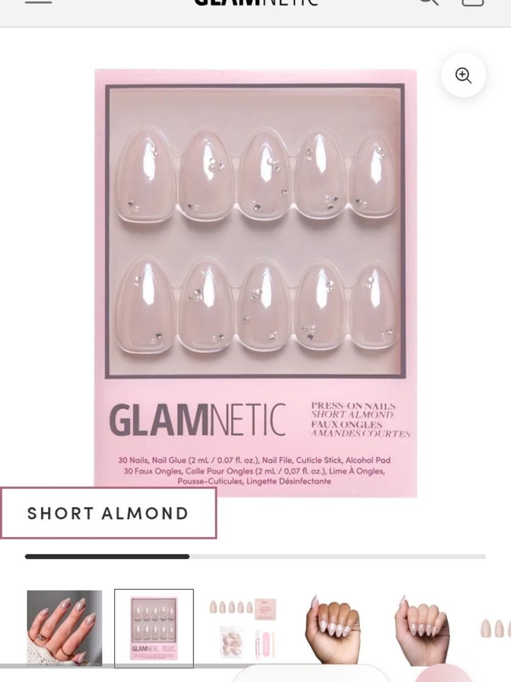 NEW GLAMnetic Press-On Nails - Set Of three - Picture 6 of 12